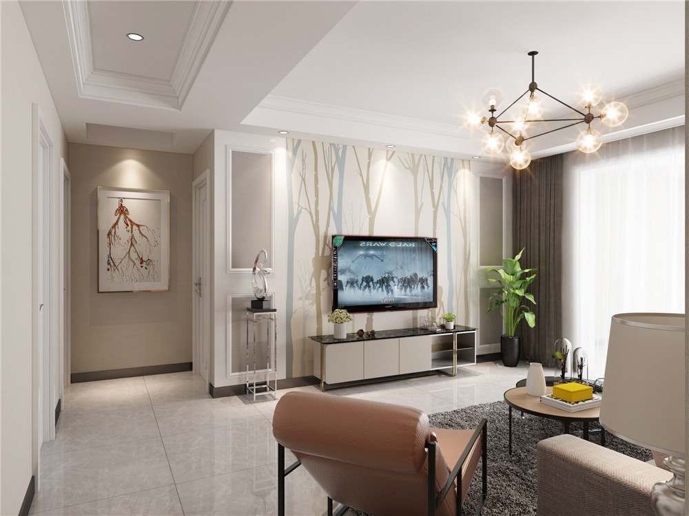 龍湖九里晴川-現(xiàn)代簡約-臥室設(shè)計(jì)效果圖