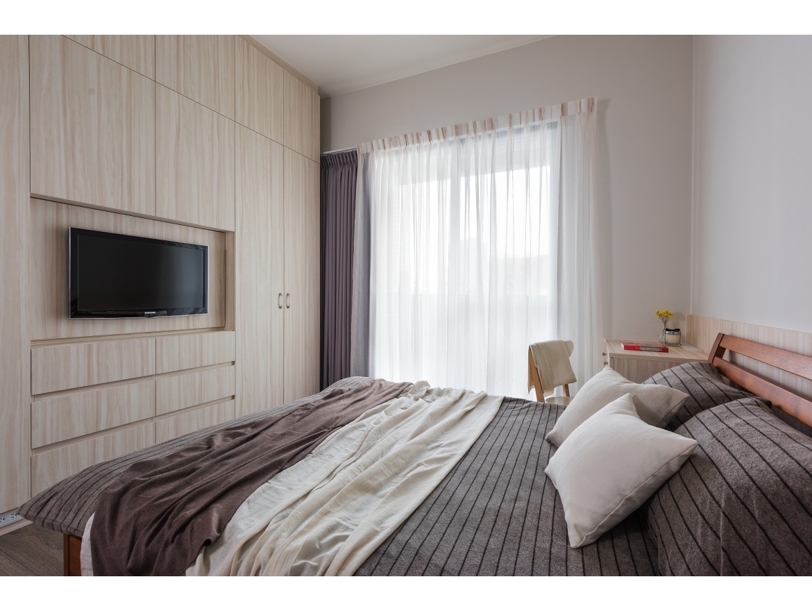 龍湖九里晴川-現(xiàn)代簡(jiǎn)約-臥室設(shè)計(jì)效果圖