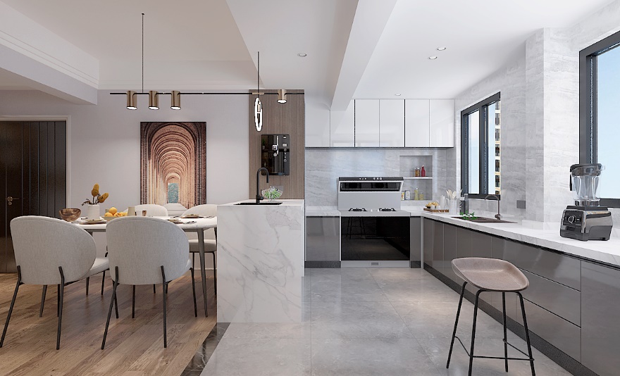 龍湖九里晴川-現(xiàn)代簡約-臥室設(shè)計(jì)效果圖