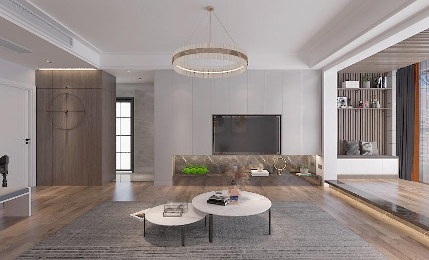 龍湖九里晴川-現(xiàn)代簡約-臥室設(shè)計(jì)效果圖